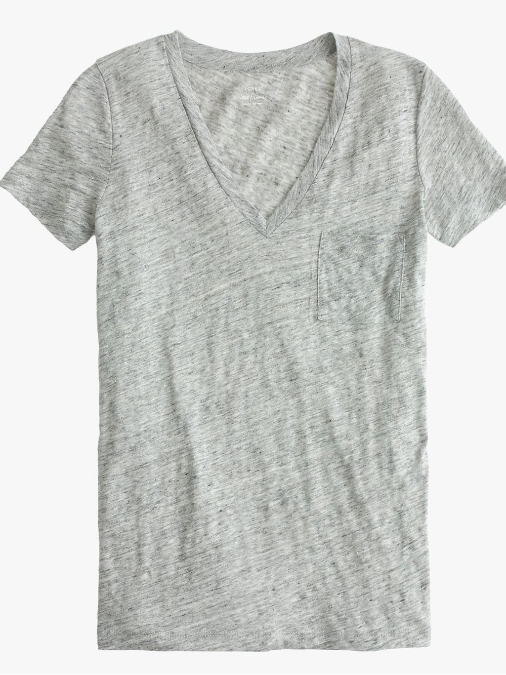 J.Crew Linen V-Neck V-Neck T-Shirt